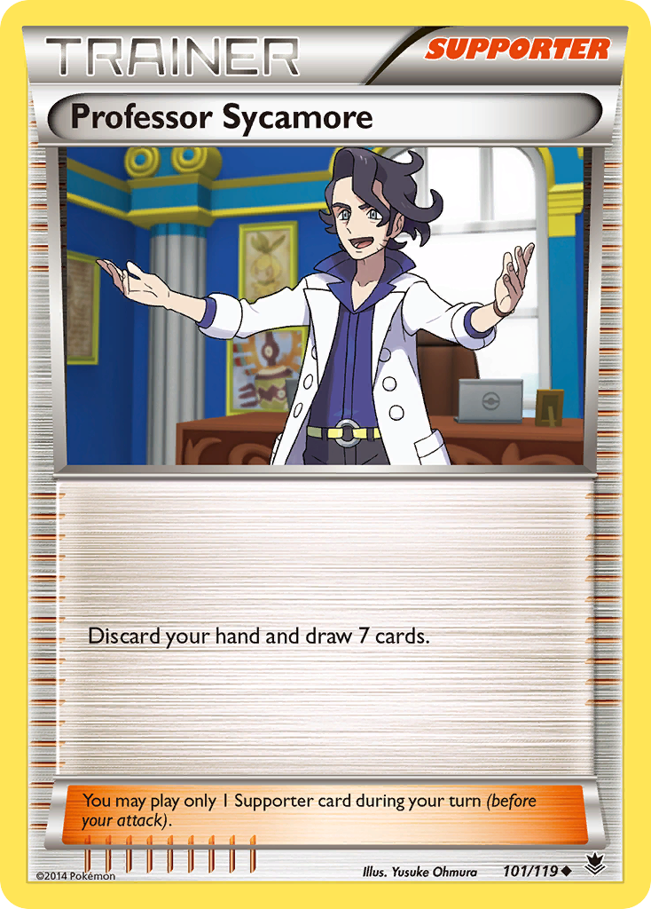 Professor Sycamore (101/119) [XY: Phantom Forces] | Event Horizon Hobbies CA