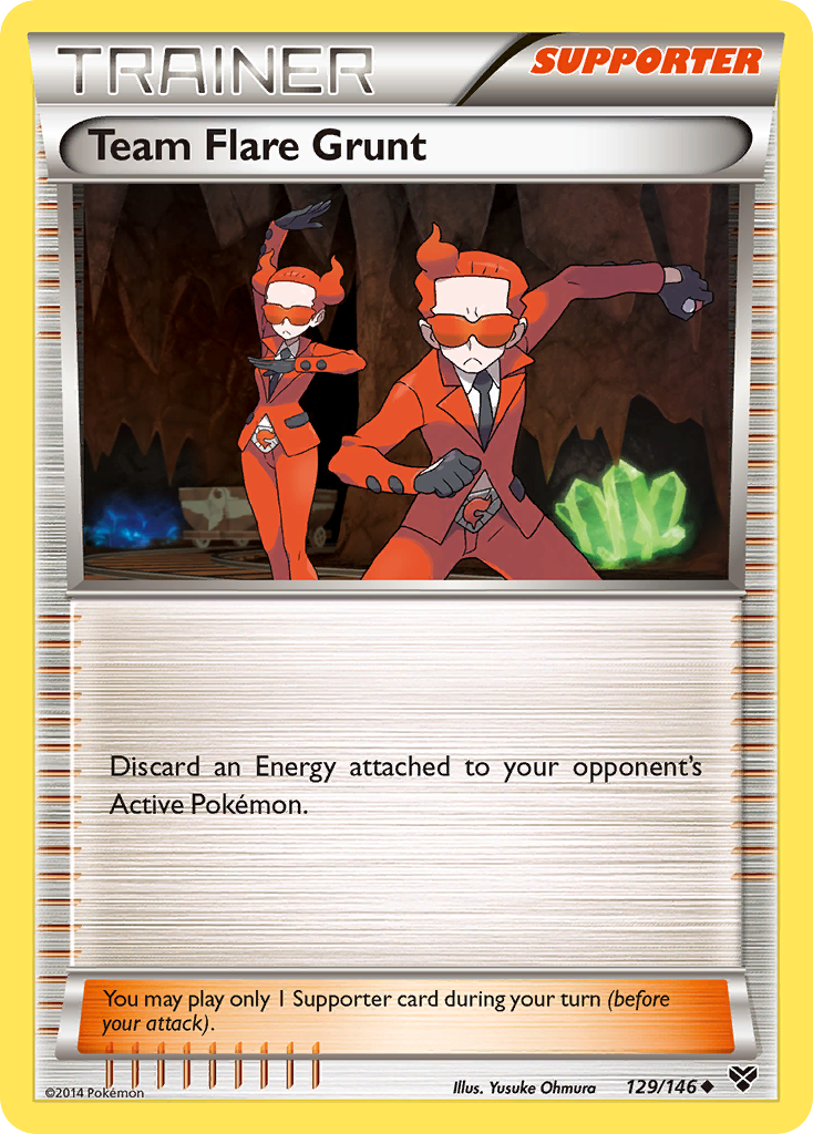 Team Flare Grunt (129/146) [XY: Base Set] | Event Horizon Hobbies CA