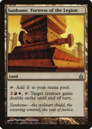 Sunhome, Fortress of the Legion [Ravnica: City of Guilds] | Event Horizon Hobbies CA