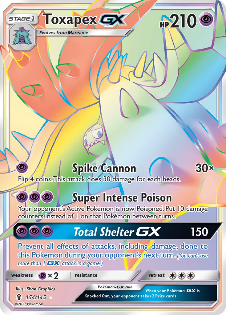 Toxapex GX (154/145) [Sun & Moon: Guardians Rising] | Event Horizon Hobbies CA