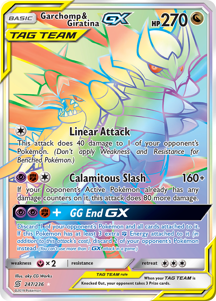 Garchomp & Giratina GX (247/236) [Sun & Moon: Unified Minds] | Event Horizon Hobbies CA