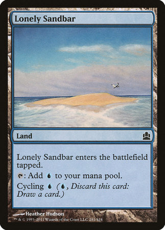 Lonely Sandbar [Commander 2011] | Event Horizon Hobbies CA