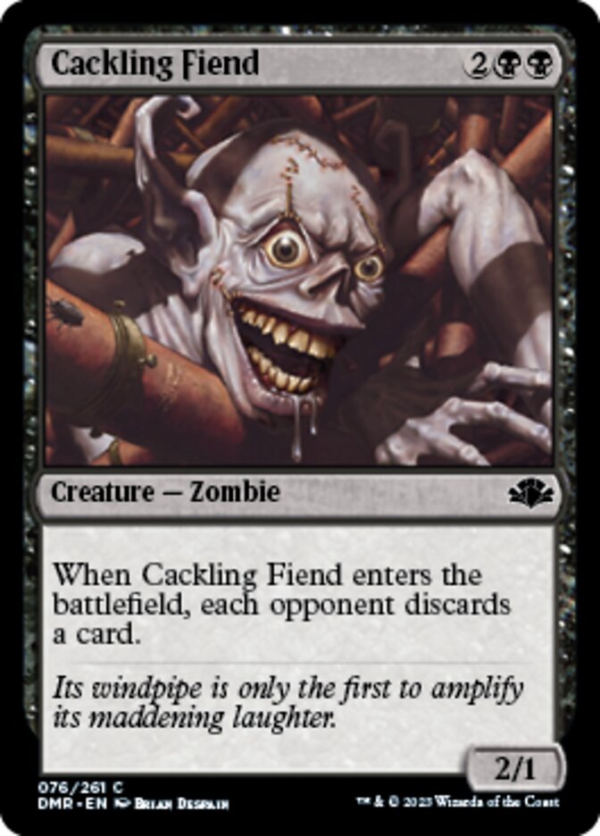 Cackling Fiend [Dominaria Remastered] | Event Horizon Hobbies CA