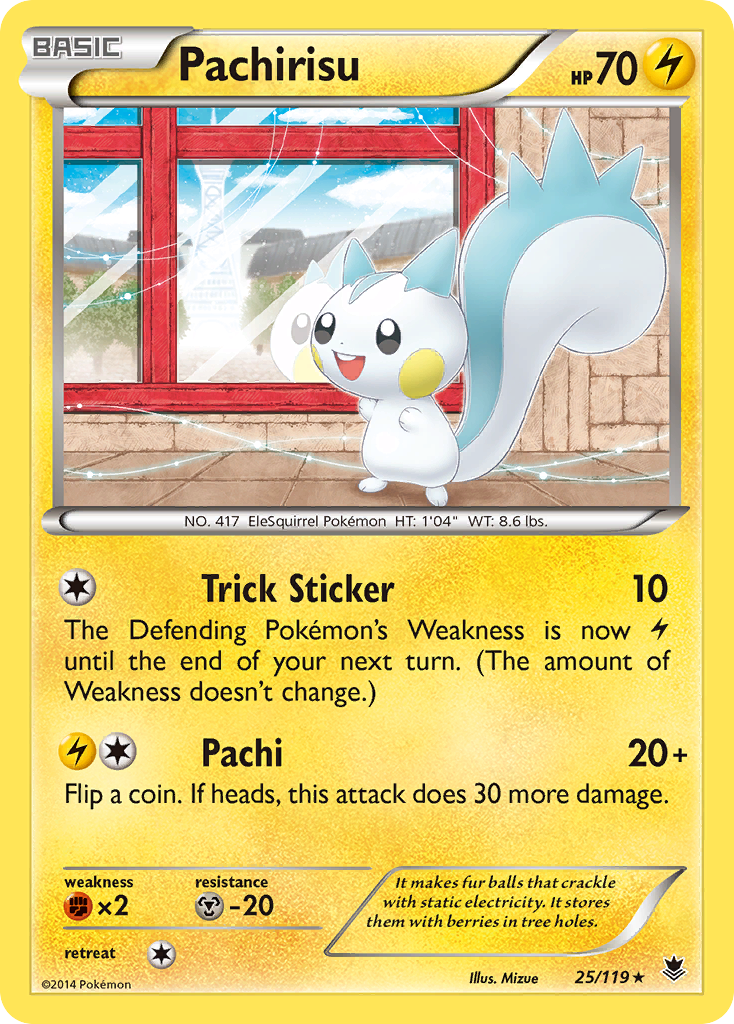 Pachirisu (25/119) [XY: Phantom Forces] | Event Horizon Hobbies CA