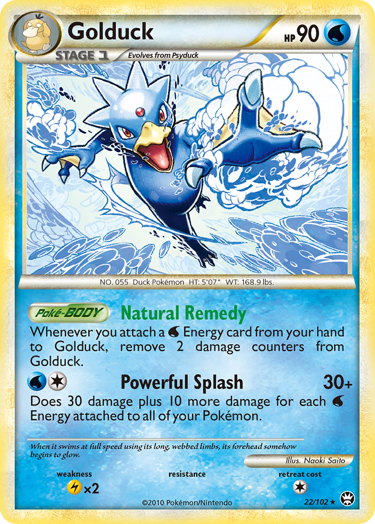 Golduck (22/102) [HeartGold & SoulSilver: Triumphant] | Event Horizon Hobbies CA