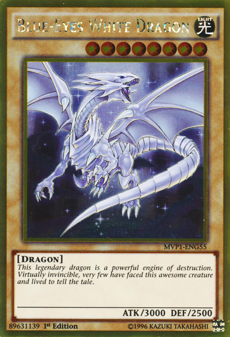 Blue-Eyes White Dragon [MVP1-ENG55] Gold Rare | Event Horizon Hobbies CA