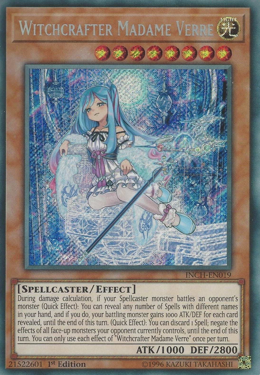 Witchcrafter Madame Verre [INCH-EN019] Secret Rare | Event Horizon Hobbies CA