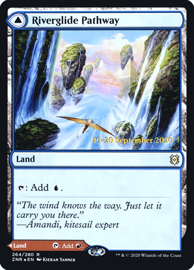 Riverglide Pathway // Lavaglide Pathway  [Zendikar Rising Prerelease Promos] | Event Horizon Hobbies CA