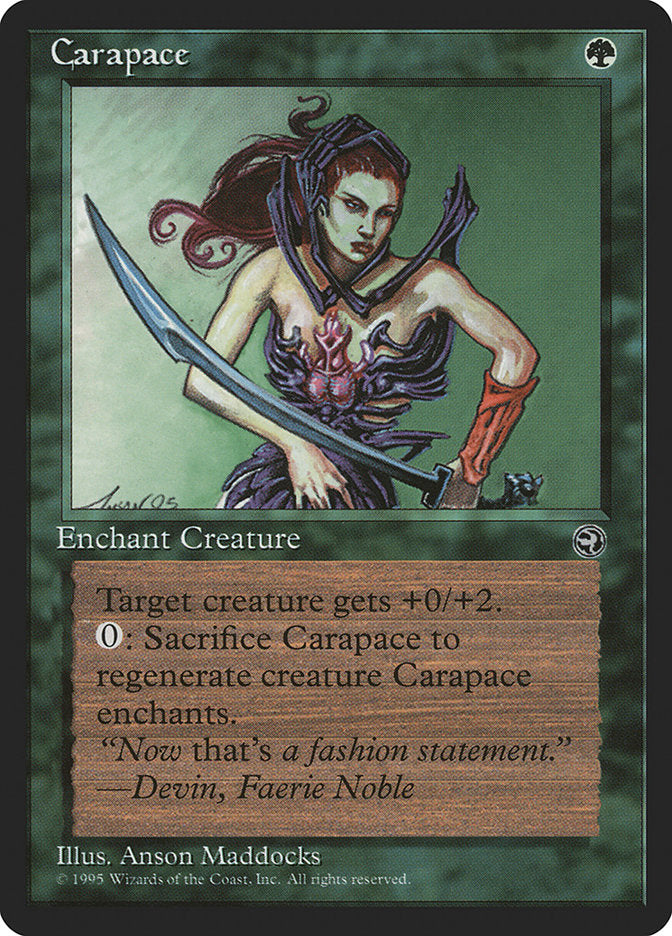 Carapace (Devin Flavor Text) [Homelands]