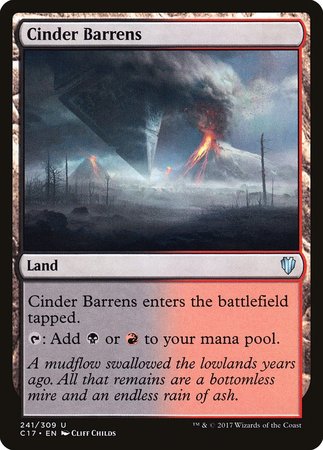 Cinder Barrens [Commander 2017] | Event Horizon Hobbies CA