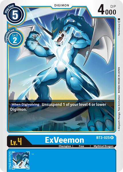 ExVeemon [BT3-025] [Release Special Booster Ver.1.5] | Event Horizon Hobbies CA