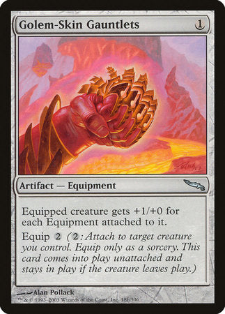 Golem-Skin Gauntlets [Mirrodin] | Event Horizon Hobbies CA