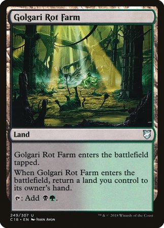 Golgari Rot Farm [Commander 2018] | Event Horizon Hobbies CA