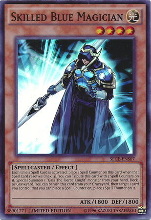 Skilled Blue Magician [SECE-ENS07] Super Rare | Event Horizon Hobbies CA