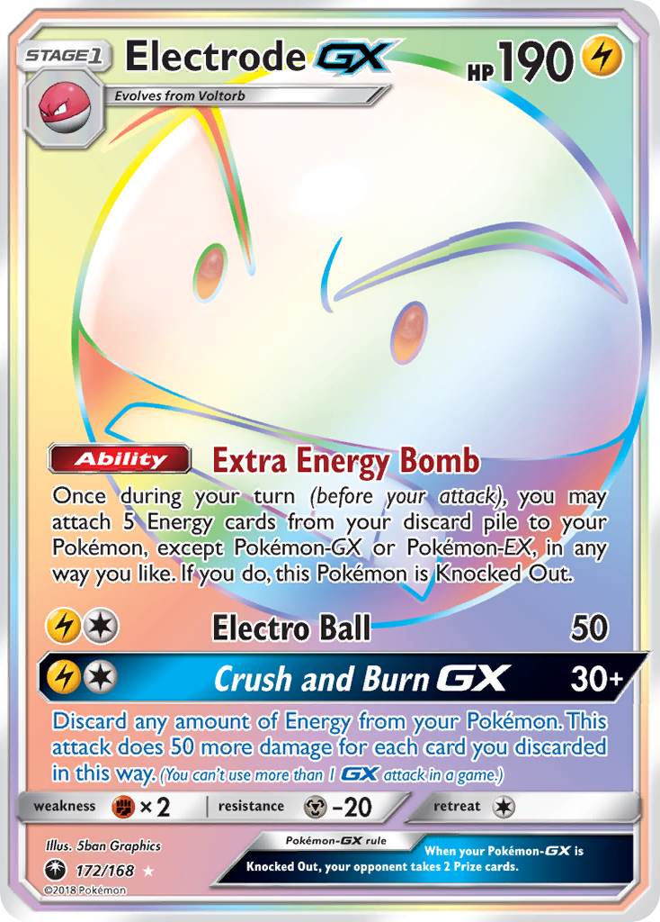 Electrode GX (172/168) [Sun & Moon: Celestial Storm] | Event Horizon Hobbies CA