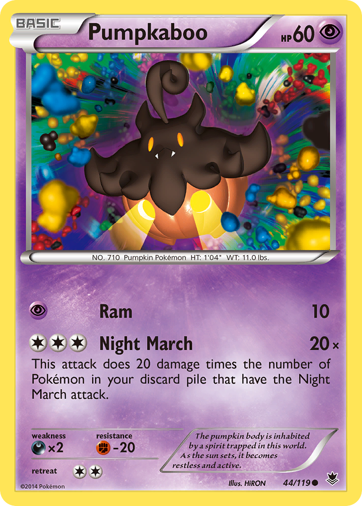 Pumpkaboo (44/119) [XY: Phantom Forces] | Event Horizon Hobbies CA