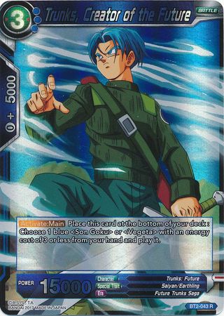 Trunks, Creator of the Future (BT2-043) [Union Force] | Event Horizon Hobbies CA