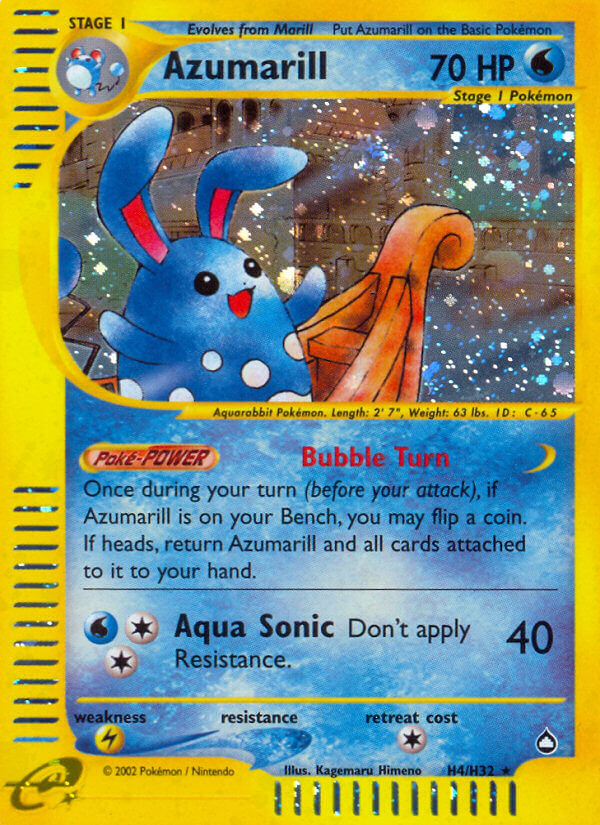 Azumarill (H4/H32) [Aquapolis] | Event Horizon Hobbies CA