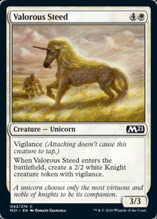 Valorous Steed [Core Set 2021]