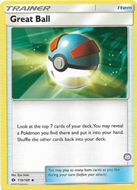 Great Ball (119/149) (Deck Exclusive #25) [Sun & Moon: Trainer Kit - Alolan Sandslash] | Event Horizon Hobbies CA