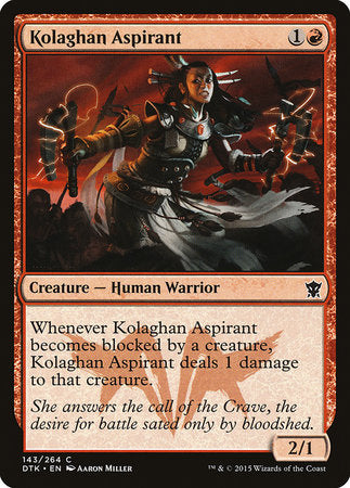 Kolaghan Aspirant [Dragons of Tarkir] | Event Horizon Hobbies CA