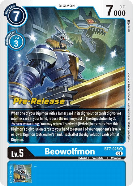 Beowolfmon [BT7-025] [Next Adventure Pre-Release Cards] | Event Horizon Hobbies CA