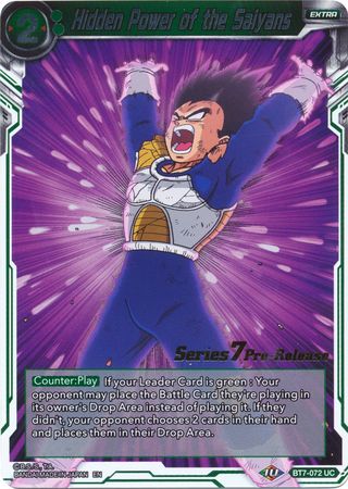 Hidden Power of the Saiyans (BT7-072_PR) [Assault of the Saiyans Prerelease Promos] | Event Horizon Hobbies CA