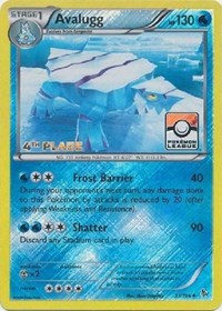 Avalugg (31/106) (League Promo 4th Place) [XY: Flashfire] | Event Horizon Hobbies CA