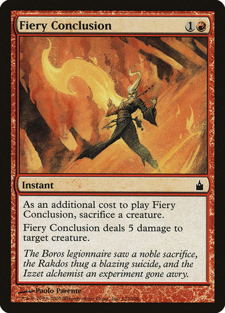 Fiery Conclusion [Ravnica: City of Guilds] | Event Horizon Hobbies CA