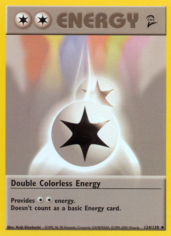 Double Colorless Energy (124/130) [Base Set 2] | Event Horizon Hobbies CA