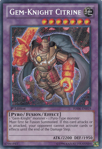 Gem-Knight Citrine [HA06-EN019] Secret Rare | Event Horizon Hobbies CA