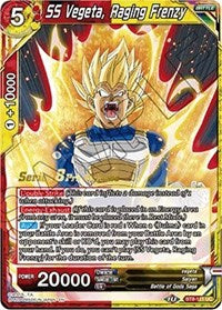 SS Vegeta, Raging Frenzy (BT8-111_PR) [Malicious Machinations Prerelease Promos] | Event Horizon Hobbies CA