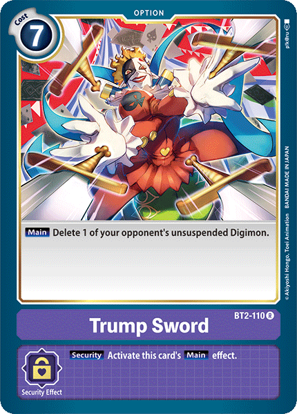 Trump Sword [BT2-110] [Release Special Booster Ver.1.0] | Event Horizon Hobbies CA