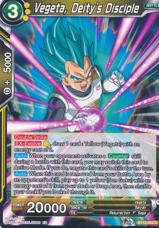 Vegeta, Deity's Disciple (BT12-092) [Vicious Rejuvenation] | Event Horizon Hobbies CA