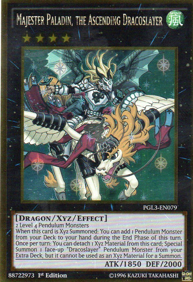 Majester Paladin, the Ascending Dracoslayer [PGL3-EN079] Gold Rare | Event Horizon Hobbies CA