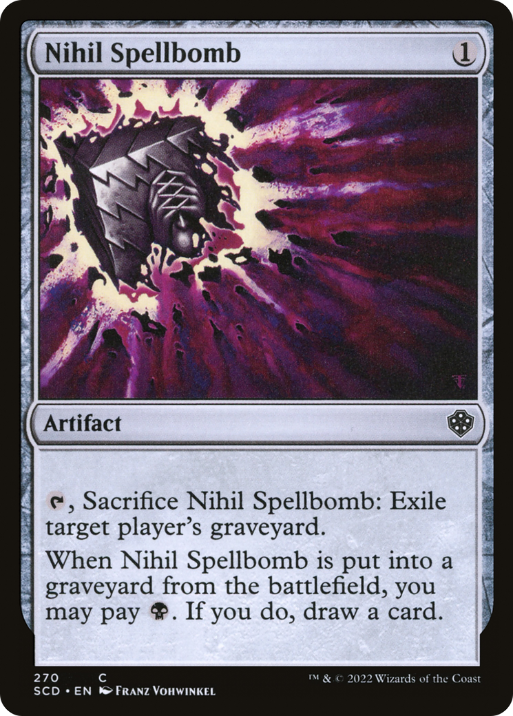 Nihil Spellbomb [Starter Commander Decks] | Event Horizon Hobbies CA