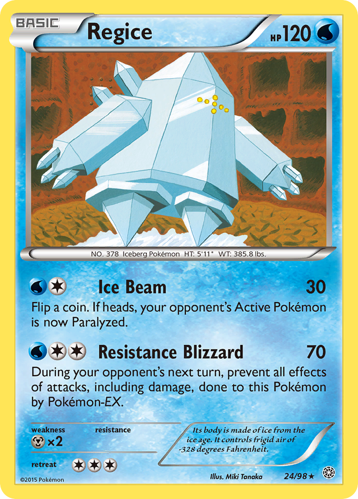 Regice (24/98) [XY: Ancient Origins] | Event Horizon Hobbies CA