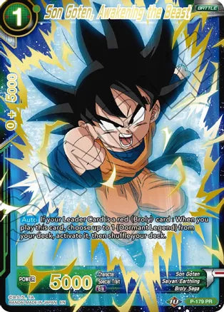 Son Goten, Awakening the Beast (Gold Stamped) (P-179) [Mythic Booster] | Event Horizon Hobbies CA