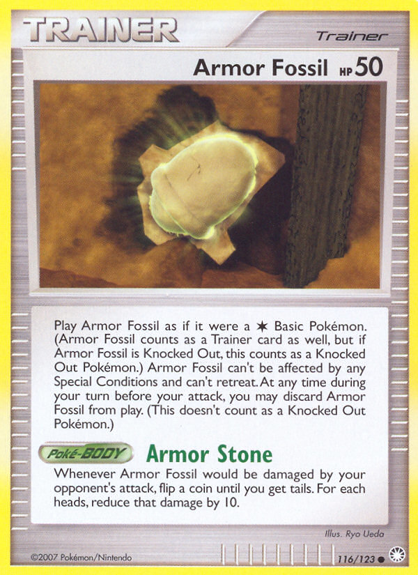 Armor Fossil (116/123) [Diamond & Pearl: Mysterious Treasures] | Event Horizon Hobbies CA