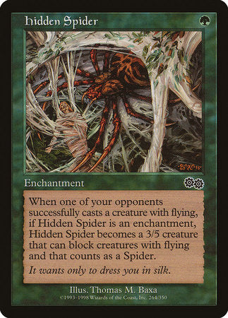 Hidden Spider [Urza's Saga] | Event Horizon Hobbies CA