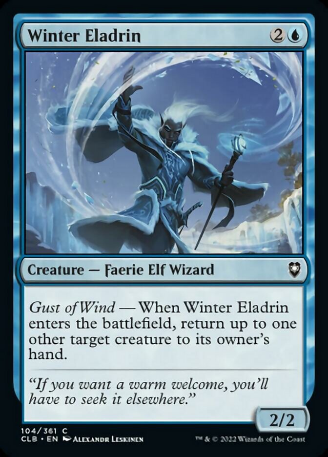 Winter Eladrin [Commander Legends: Battle for Baldur's Gate] | Event Horizon Hobbies CA