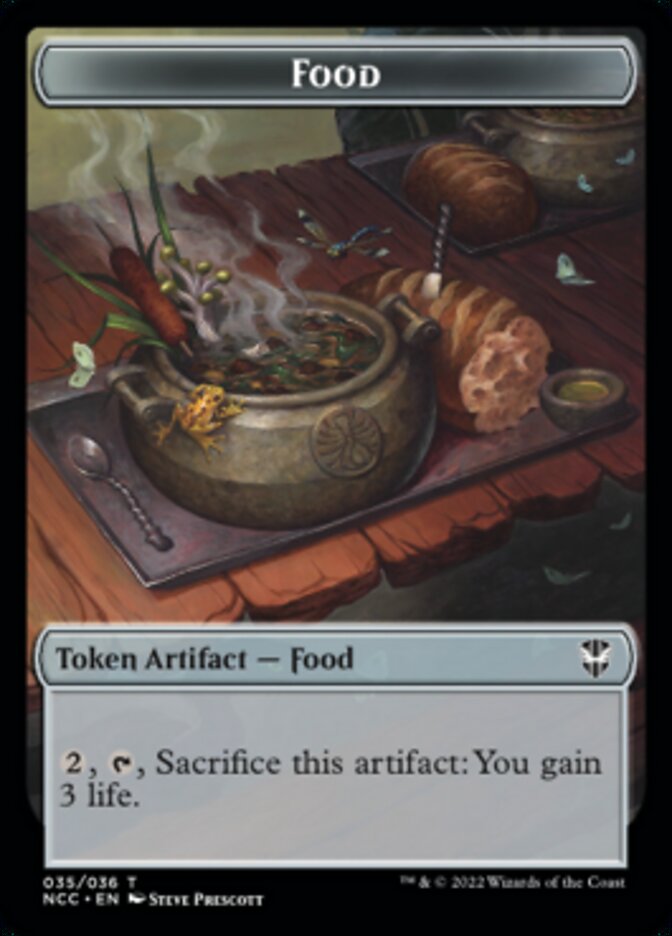 Food // Citizen Double-sided Token [Streets of New Capenna Commander Tokens] | Event Horizon Hobbies CA