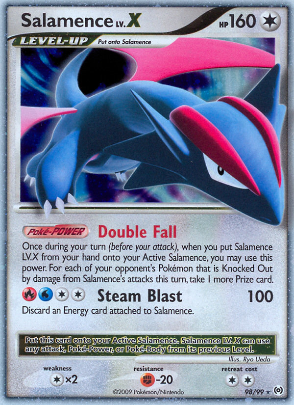 Salamence LV.X (98/99) [Platinum: Arceus] | Event Horizon Hobbies CA