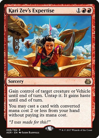 Kari Zev's Expertise [Aether Revolt]