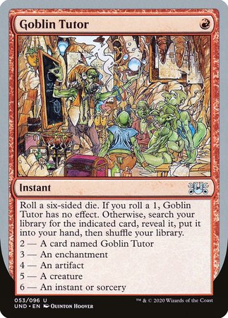 Goblin Tutor [Unsanctioned] | Event Horizon Hobbies CA