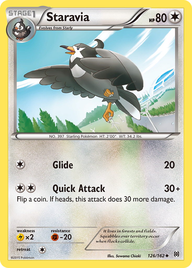 Staravia (126/162) [XY: BREAKthrough] | Event Horizon Hobbies CA