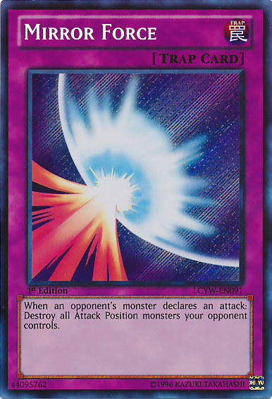 Mirror Force [LCYW-EN091] Secret Rare | Event Horizon Hobbies CA