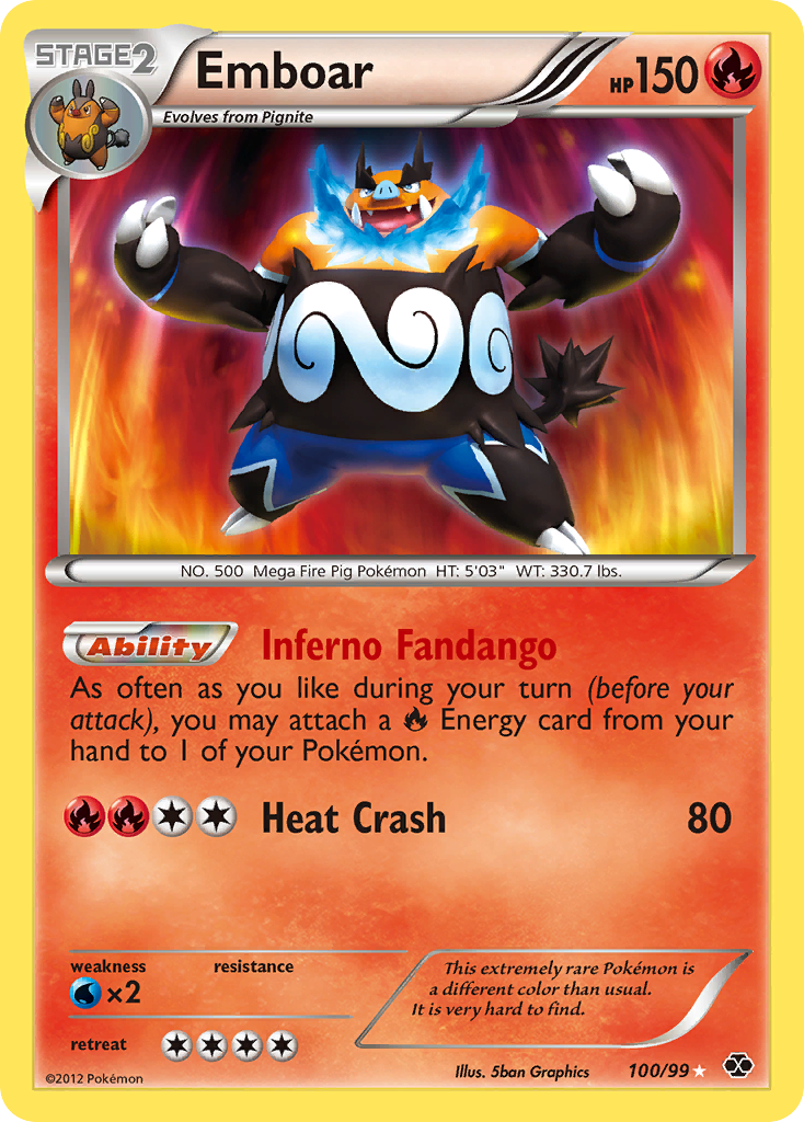 Emboar (100/99) [Black & White: Next Destinies] | Event Horizon Hobbies CA