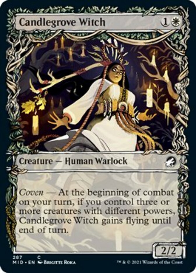 Candlegrove Witch (Showcase Equinox) [Innistrad: Midnight Hunt] | Event Horizon Hobbies CA