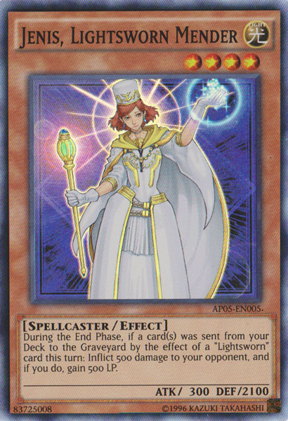 Jenis, Lightsworn Mender [AP05-EN005] Super Rare | Event Horizon Hobbies CA